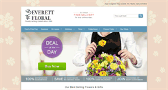 Desktop Screenshot of everettfloral.com